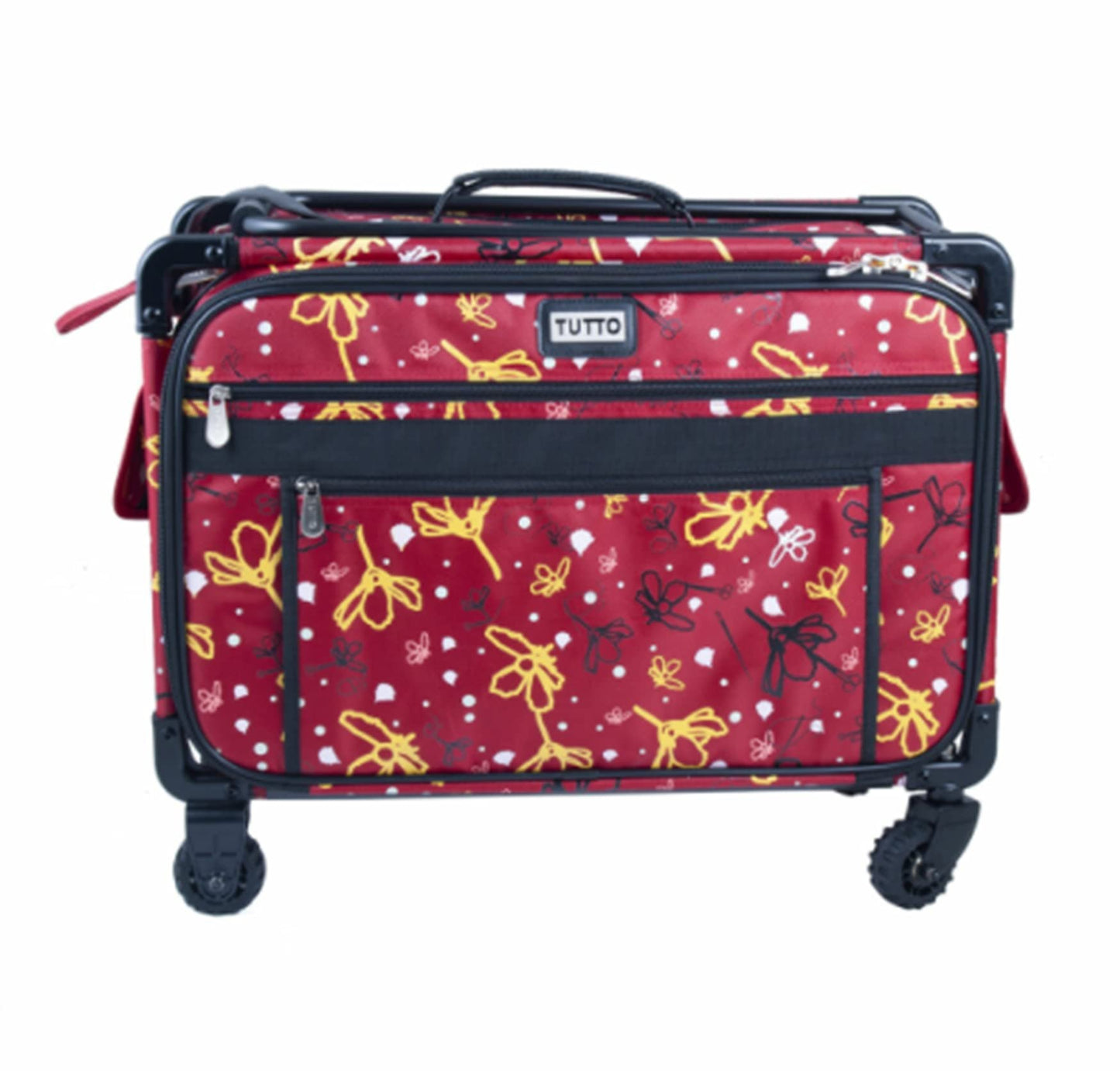 Tutto 20" Medium Sewing fMachine Bag on Wheels in Orange