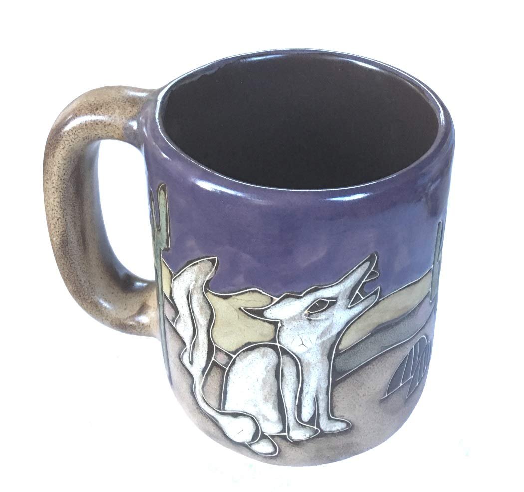 Mara Stoneware Mug - Coyote Desert Cactus - 16 oz