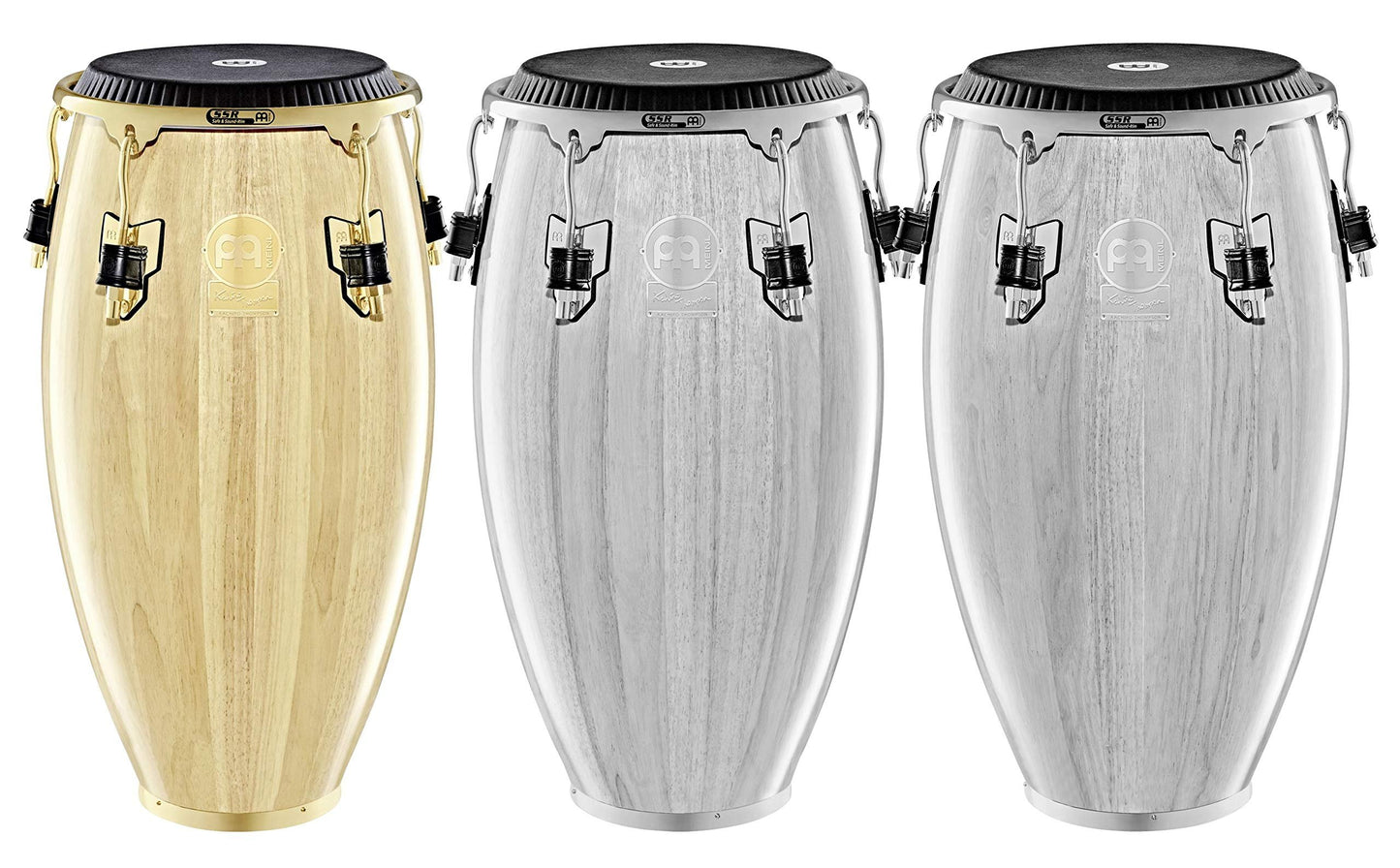 Meinl Percussion Conga with Hardwood Shell, Artist Series Kachiro Thompson-NOT Made in China-Natural Finish, 11" REMO Black Fiberskyn Head, 2-Year Warranty, 0 (WKTR11NT)