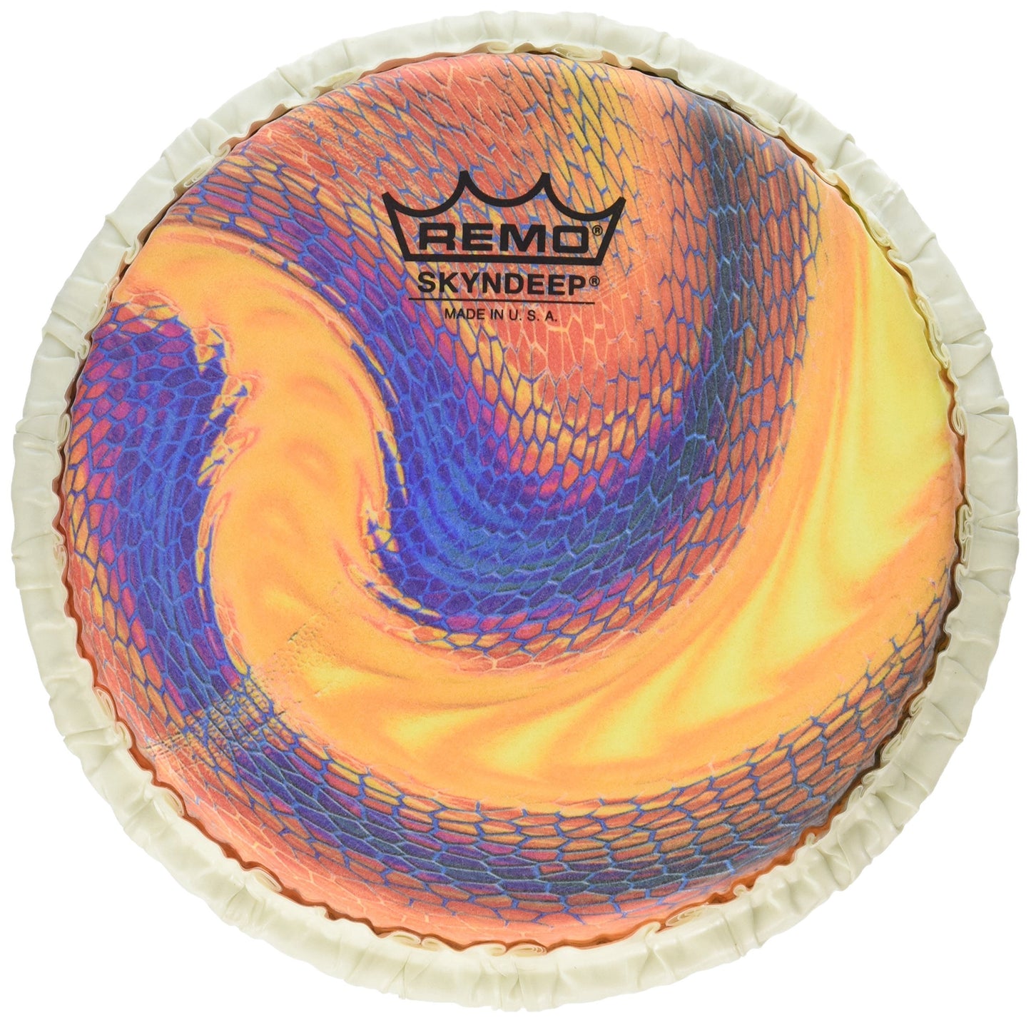 Remo Bongo Drumhead, Tucked, 7.15", SKYNDEEP,"Serpentine Day" Graphic