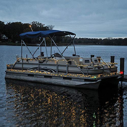 Roman Lights Superbright LED USB 1000L Multi 84 ft, Green Cord Light Set, 10 Function Controller, 8 on/16 Off Timer, String, Perfect for Lighting Trees, Railings and More