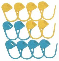 Clover Needlecrafts Jumbo Locking Stitch Markers 12 Pack 3109 (3-Pack)3