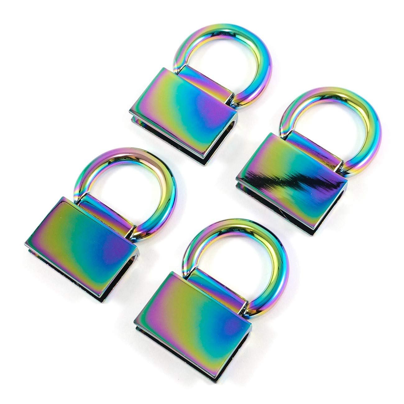 Emmaline Bags Iridescent Rainbow Edge Connector Strap Anchors