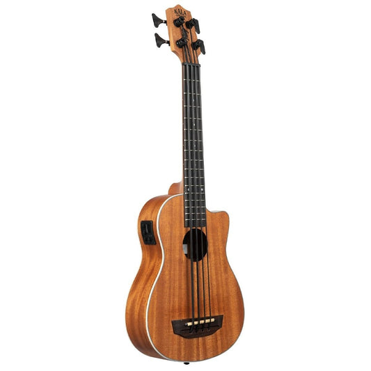 Kala Brand Music Co., 4-String Ukulele, Right, Natural, Ubass Scout-FS
