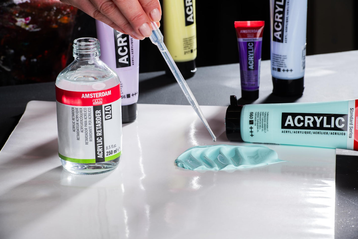 Amsterdam Standard Series Acrylic - Metallic Violet, 120 ml Tube