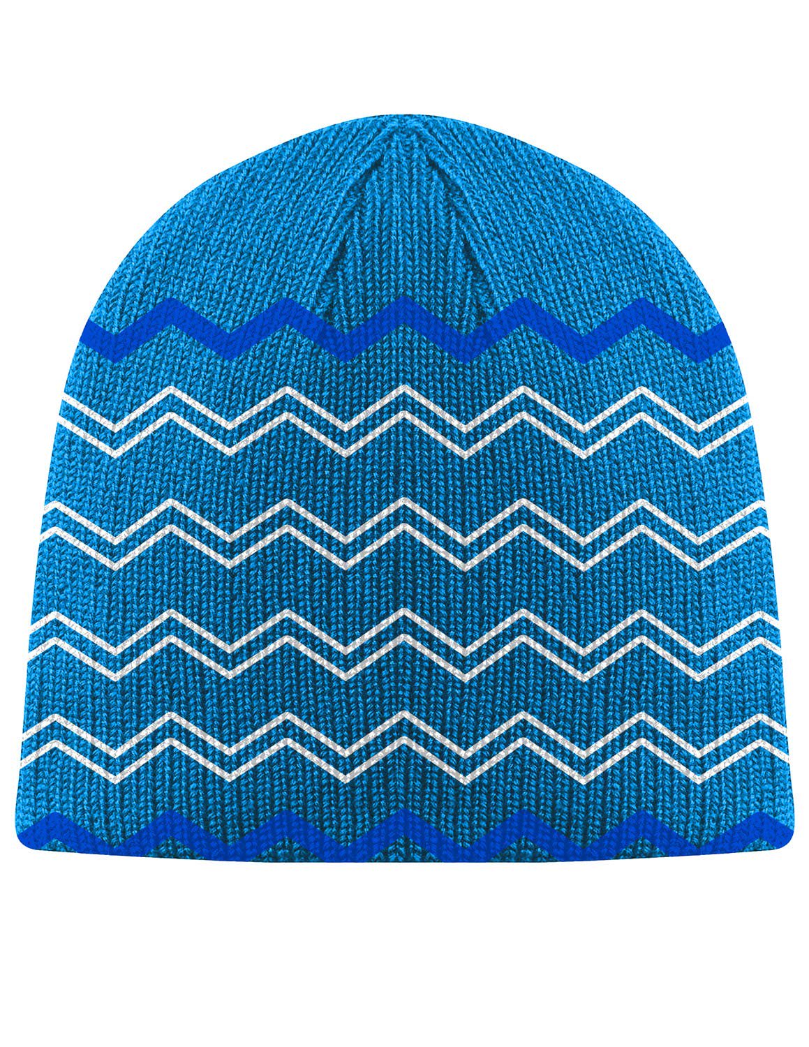 Grateful Dead Steal Your Face Knit Beanie Skull Cap Winter Hat - Blue