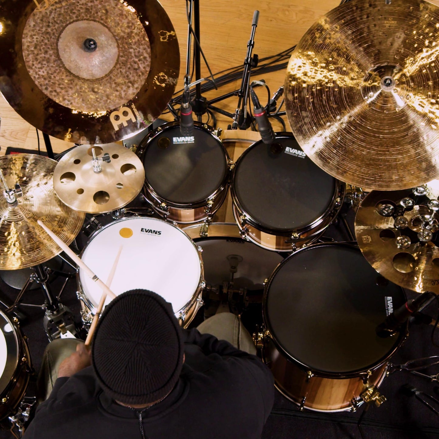 Meinl Cymbals Byzance 10" Vintage Trash Splash — Made in Turkey — Hand Hammered B20 Bronze, 2-Year Warranty, B10TRS