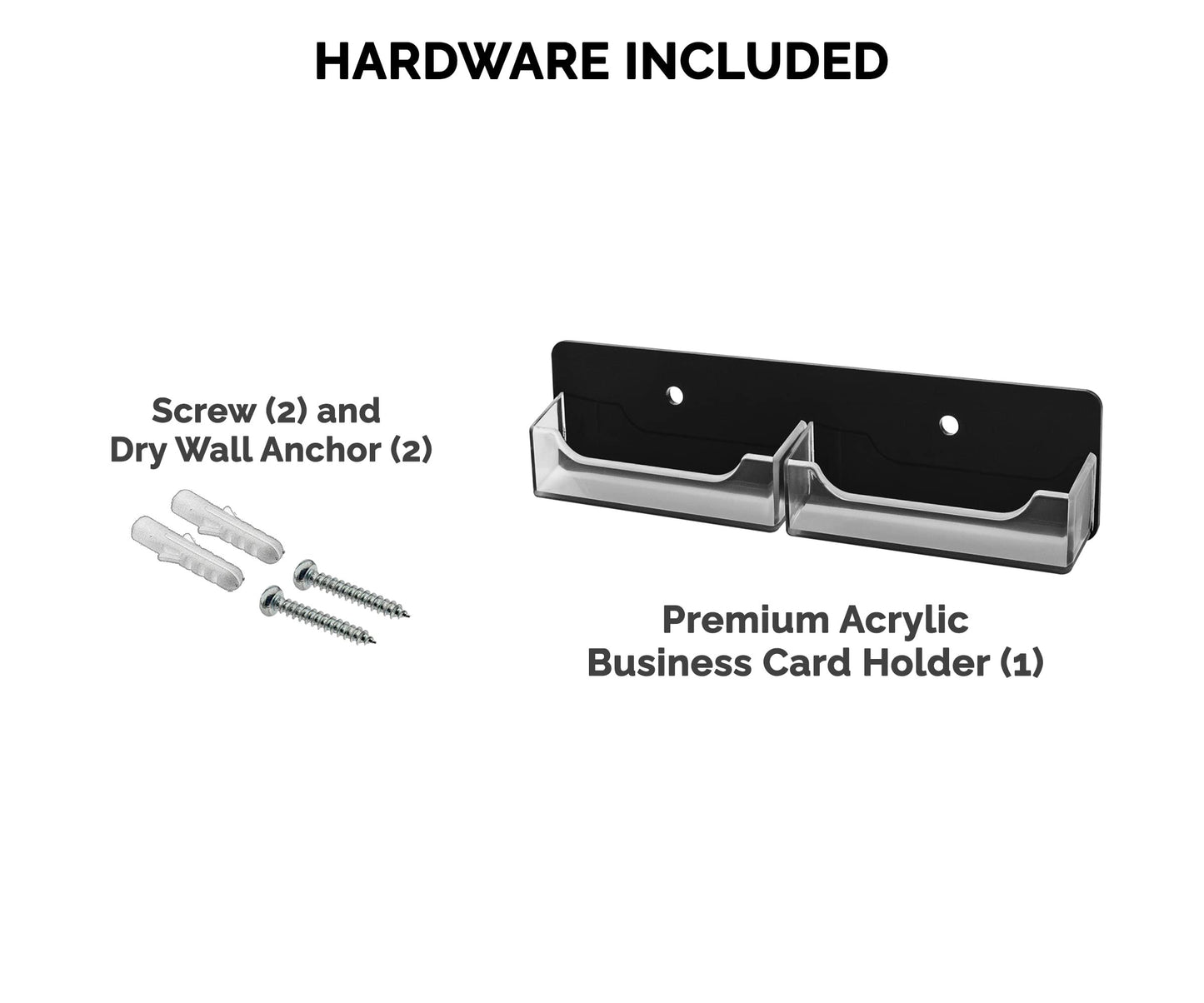 Marketing Holders Multi Pocket Wall Mount Business Card Holder Rack Acrylic