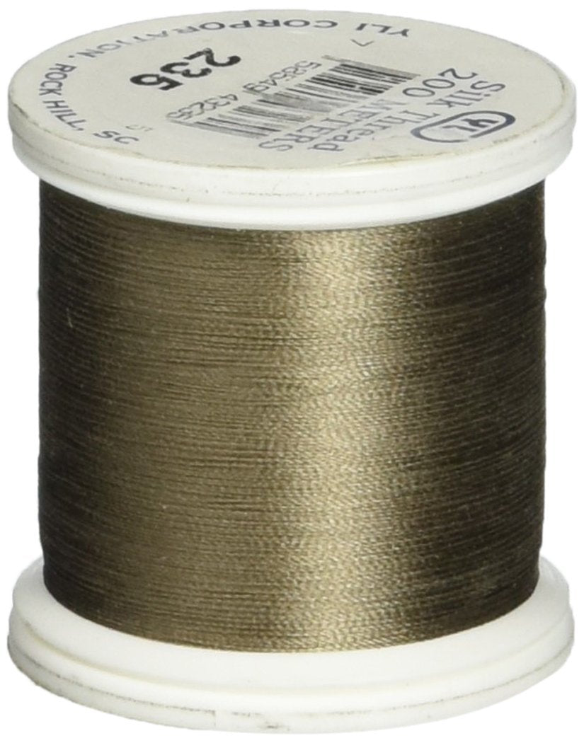 YLI 100 wt. Silk Thread - 100% Japanese Silk Ultra-fine & Smooth 200 yd Spool - Designed for Quilting and Sewing