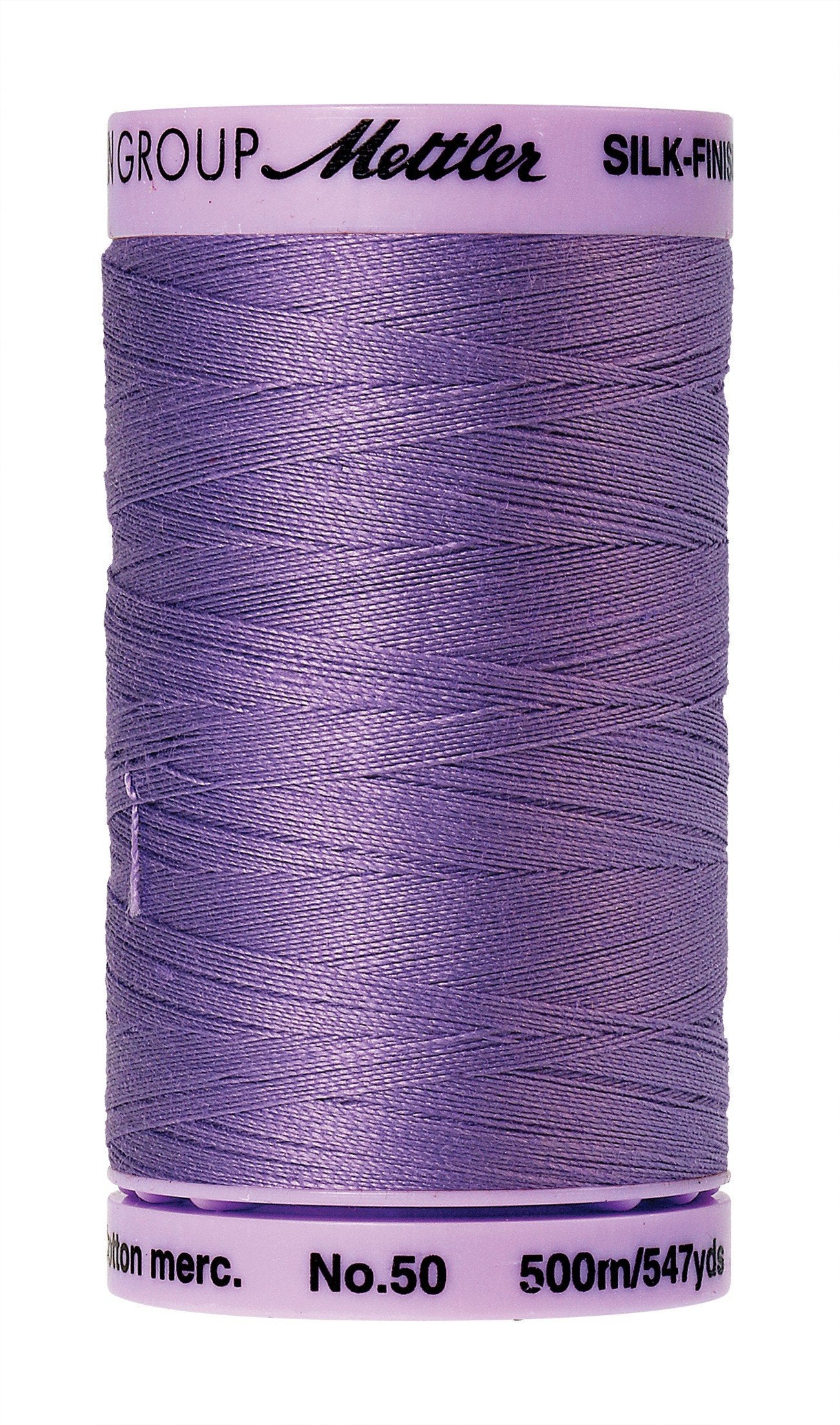 Mettler Silk-Finish Solid Cotton Thread, 547 yd/500m, English Lavender