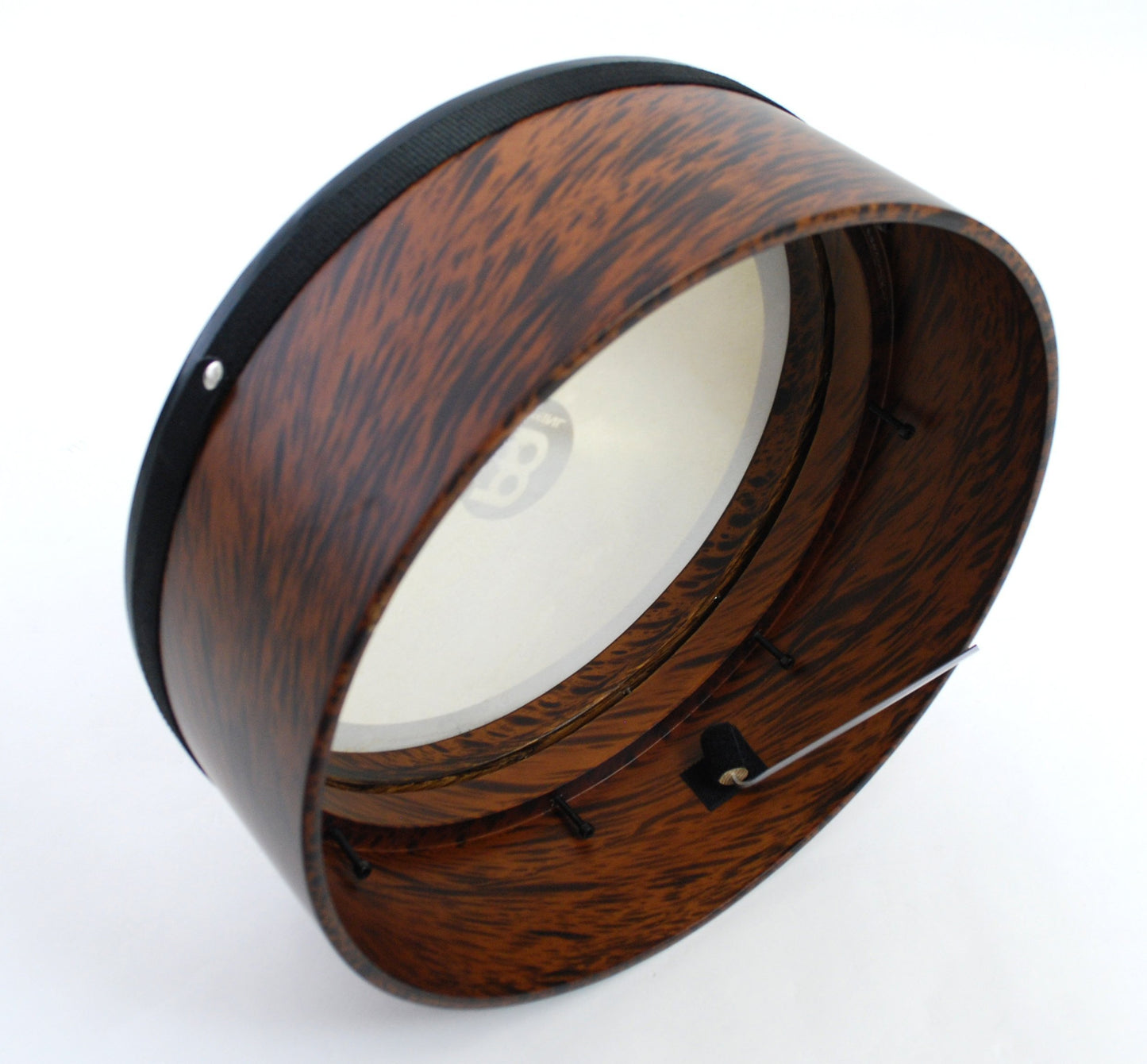 Meinl Percussion 14" Frame Drum, Extra Deep Shell Irish Bodhran-NOT Made in China-Goat Skin Head, Brown Burl, 2-Year Warranty, FD14IBO