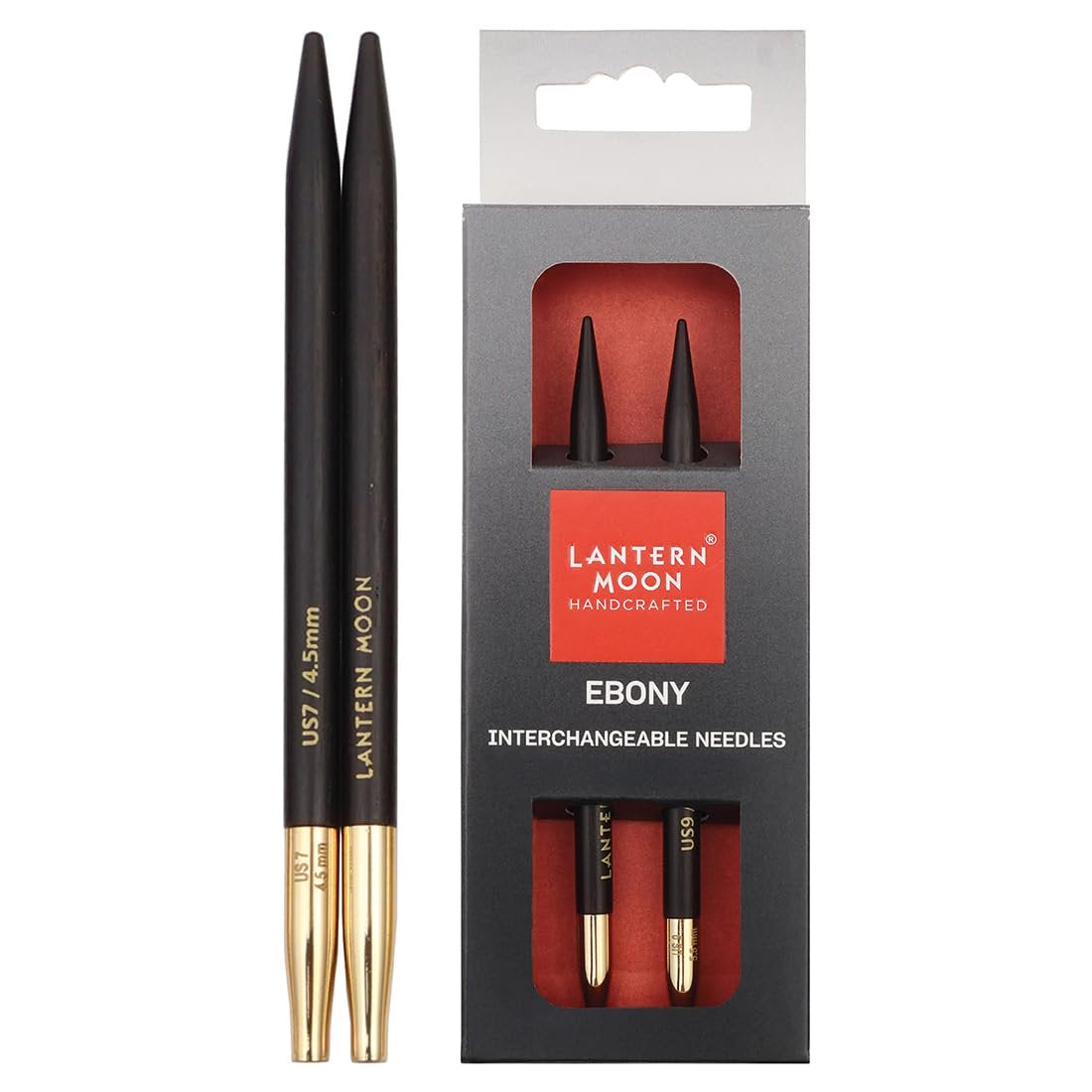 Lantern Moon Ebony Wood Special Interchangeable Needles 4" (10cm)