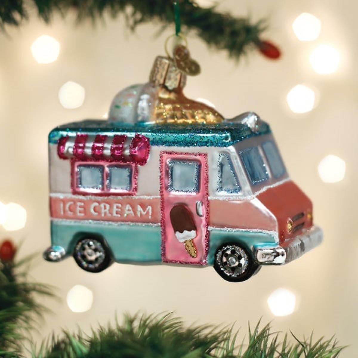 Old World Christmas Ornaments: Ice Cream Lover Gifts Glass Blown Ornaments for Christmas Tree