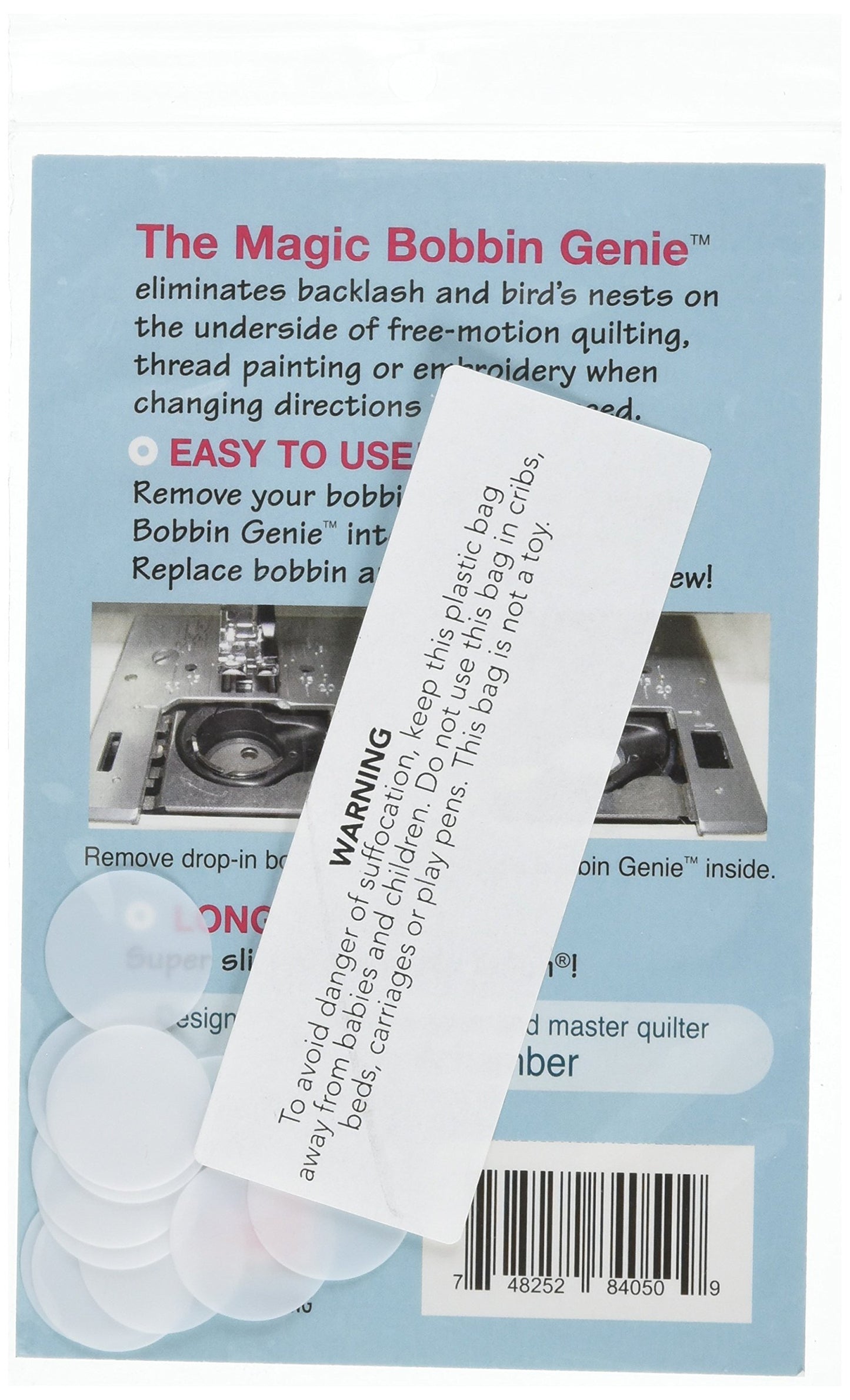 Lapierre Little Magic Bobbin Washers ~ Little Magic Bobbin Genies ~Size L Bobbin Cases ~ 12ct