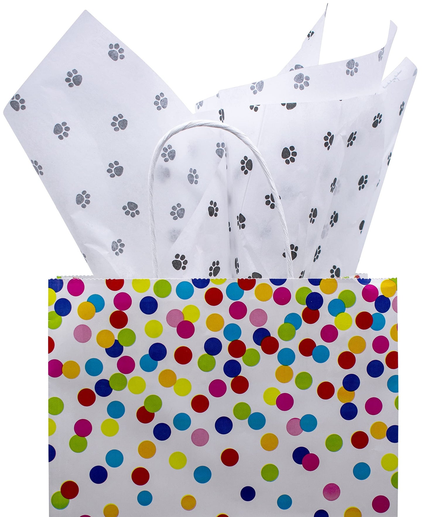 Made in USA 50-Sheet Animal Print Gift Tissue Paper Pack, 20" X 30"