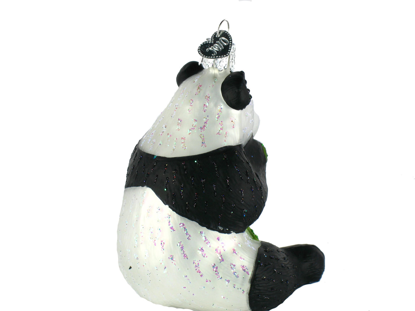 Old World Christmas Ornaments: Panda Glass Blown Ornaments for Christmas Tree