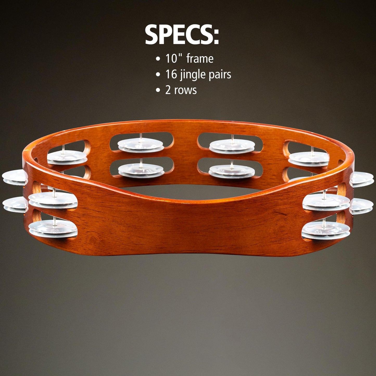 Traditional Aluminum Jingle Tambourine
