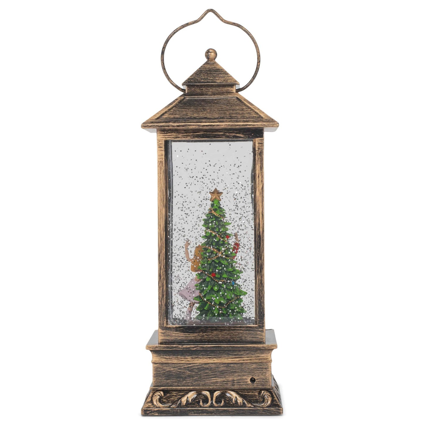 Roman 133516 Led Swirl Lantern Nutcracker Ballet, 10.7 inch, Black