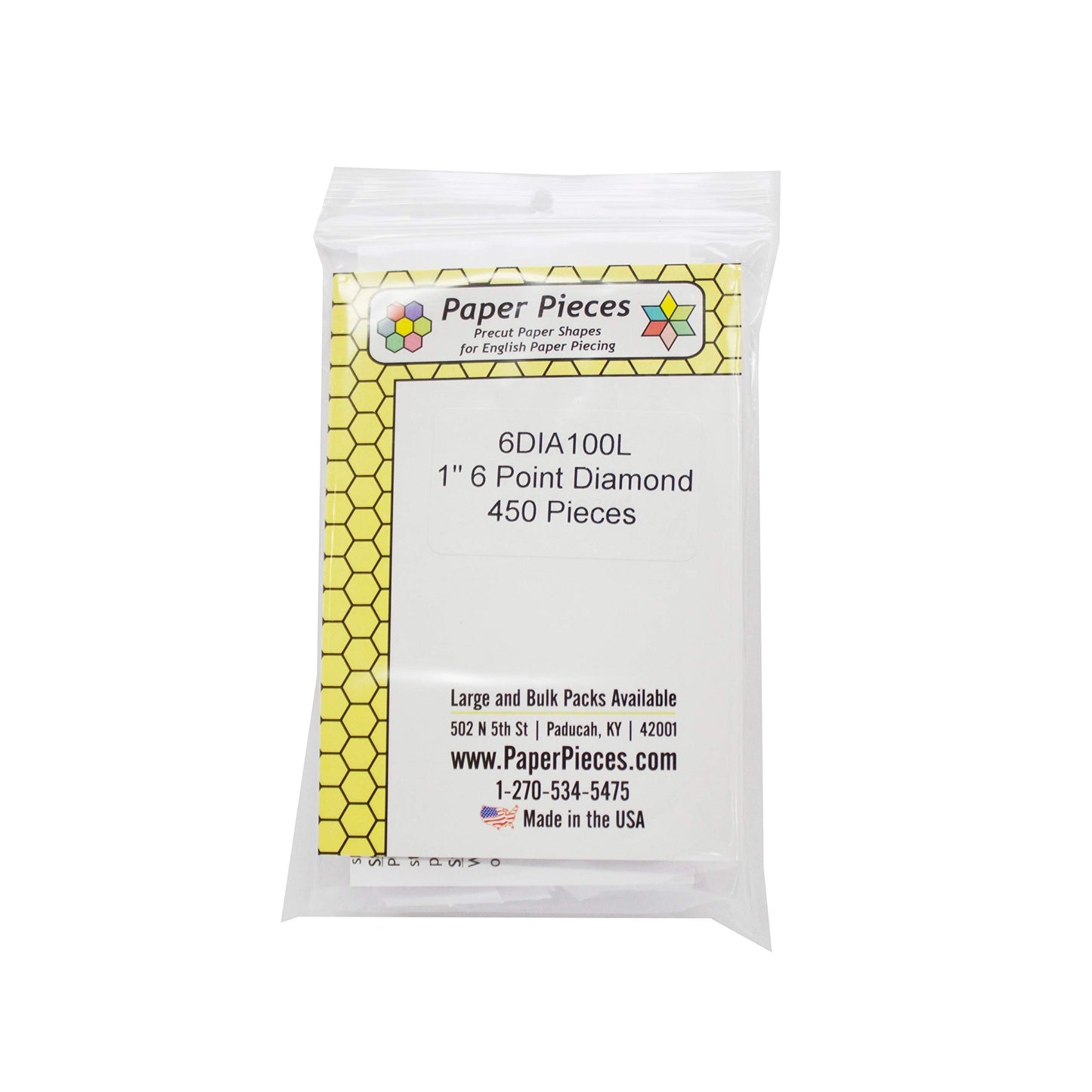 Paper Pieces 1" 450 Piece Diamond