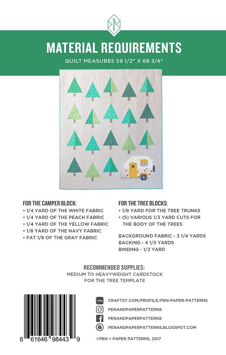 Up North Quilt Pattern by Pen and Paper Patterns