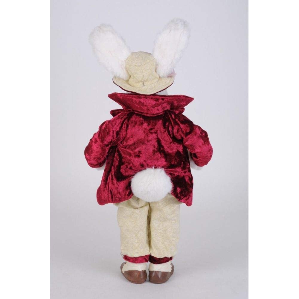 Karen Didion Royal Elegance Boy Bunny Figurine, 20 inches - Spring Inspired Collectibles