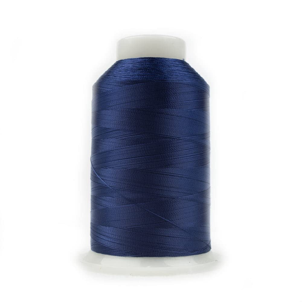 WonderFil Specialty Threads DecoBob Navy, 2-ply Cottonized Polyester, 80wt