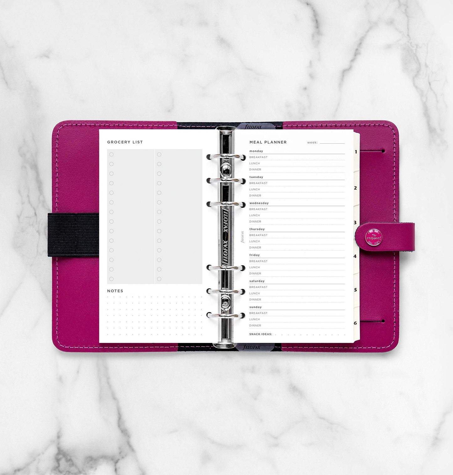 Filofax Organiser Refill Undated - Planners & Trackers