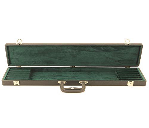 Bobelock Six bow case for Violin, Viola or Cello bows, Green interior