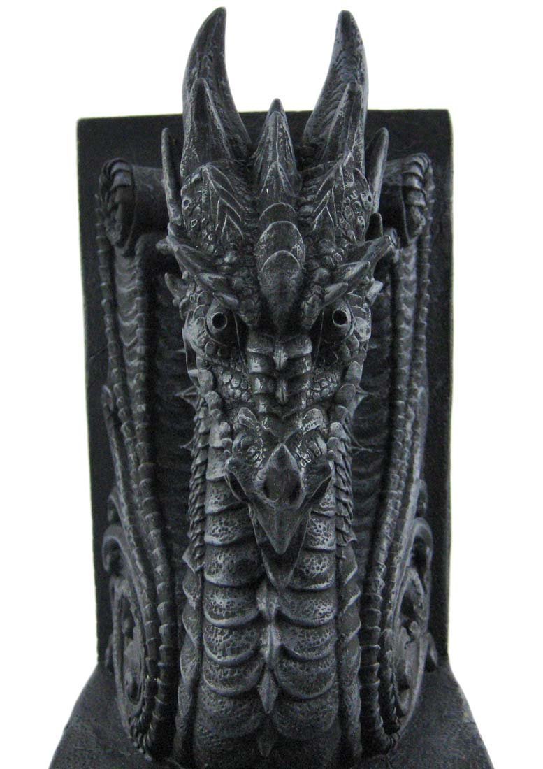 Gothic Dragon Bookends Midieval Book Ends Evil Medieval 8266