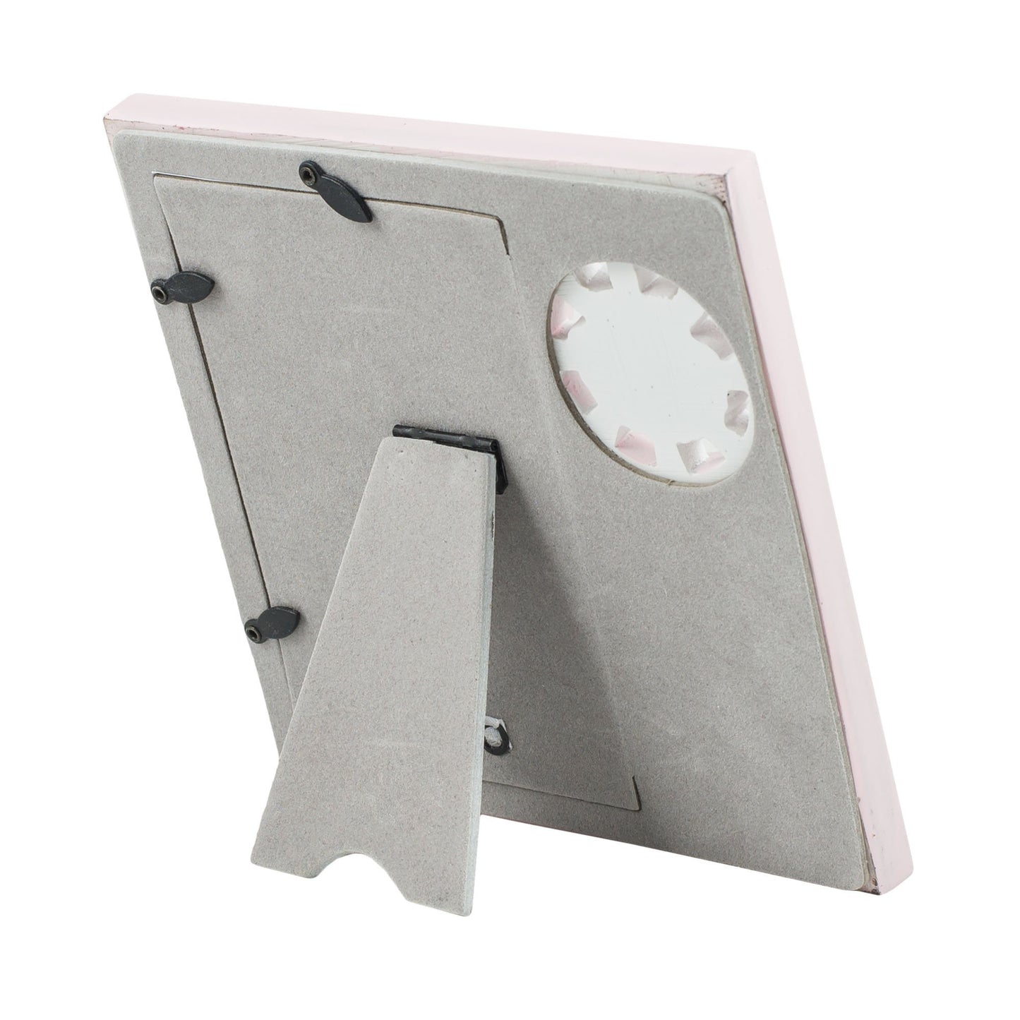 Baptized in Christ Vertical 4x6 Picture Frame - Matthew 28:20 Scripture (Pink)
