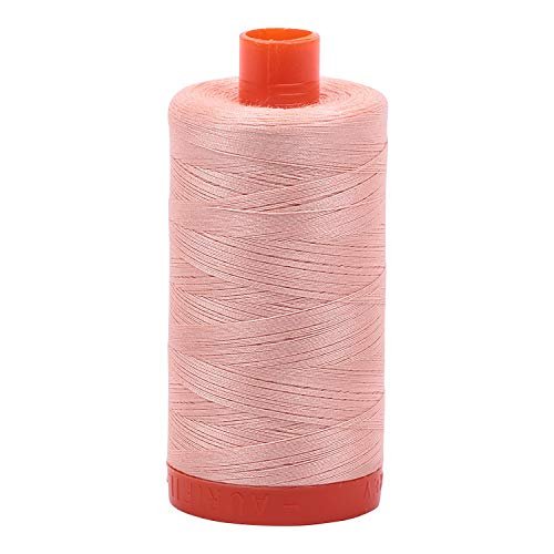 Aurifil Mako Cotton Thread Solid 50wt 1422yds Fleshy Pink