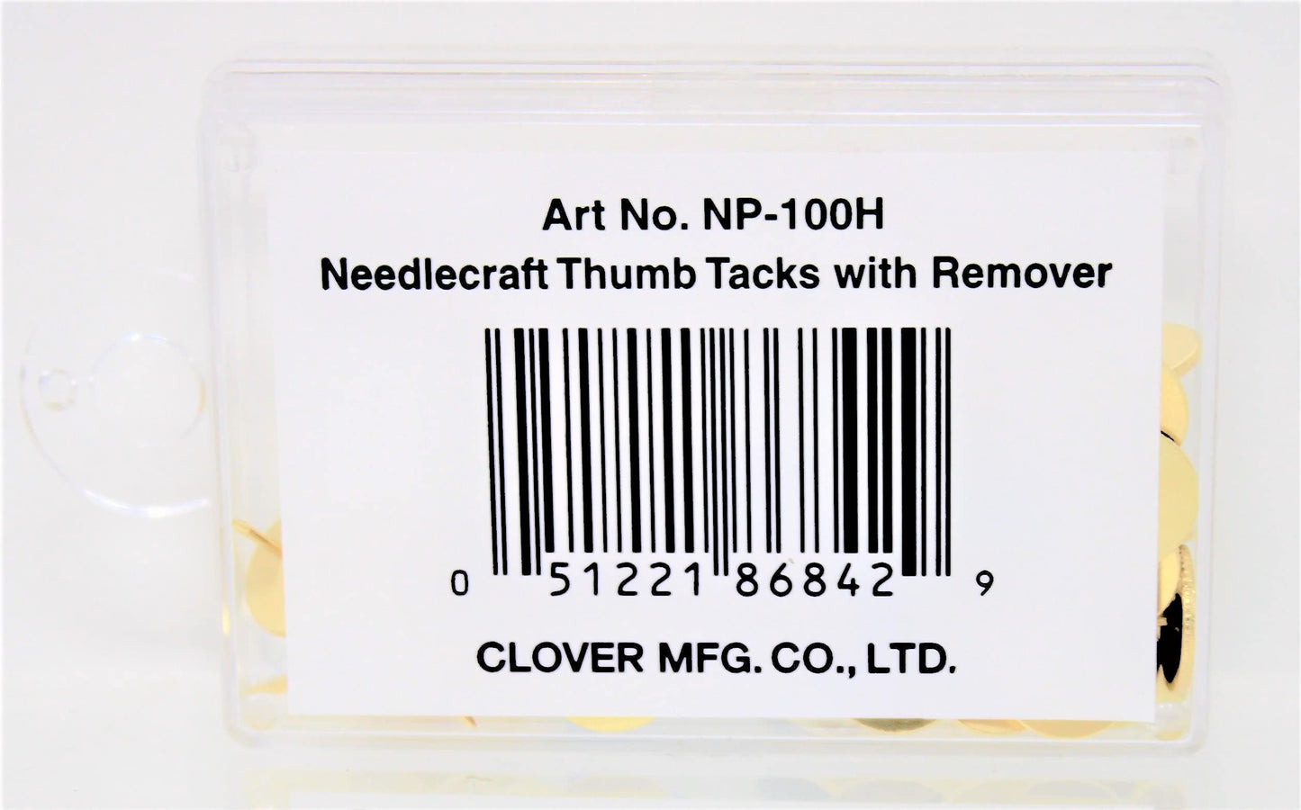 Clover NP100H 7/16'' Needlecraft Thumb Tacks and Remover