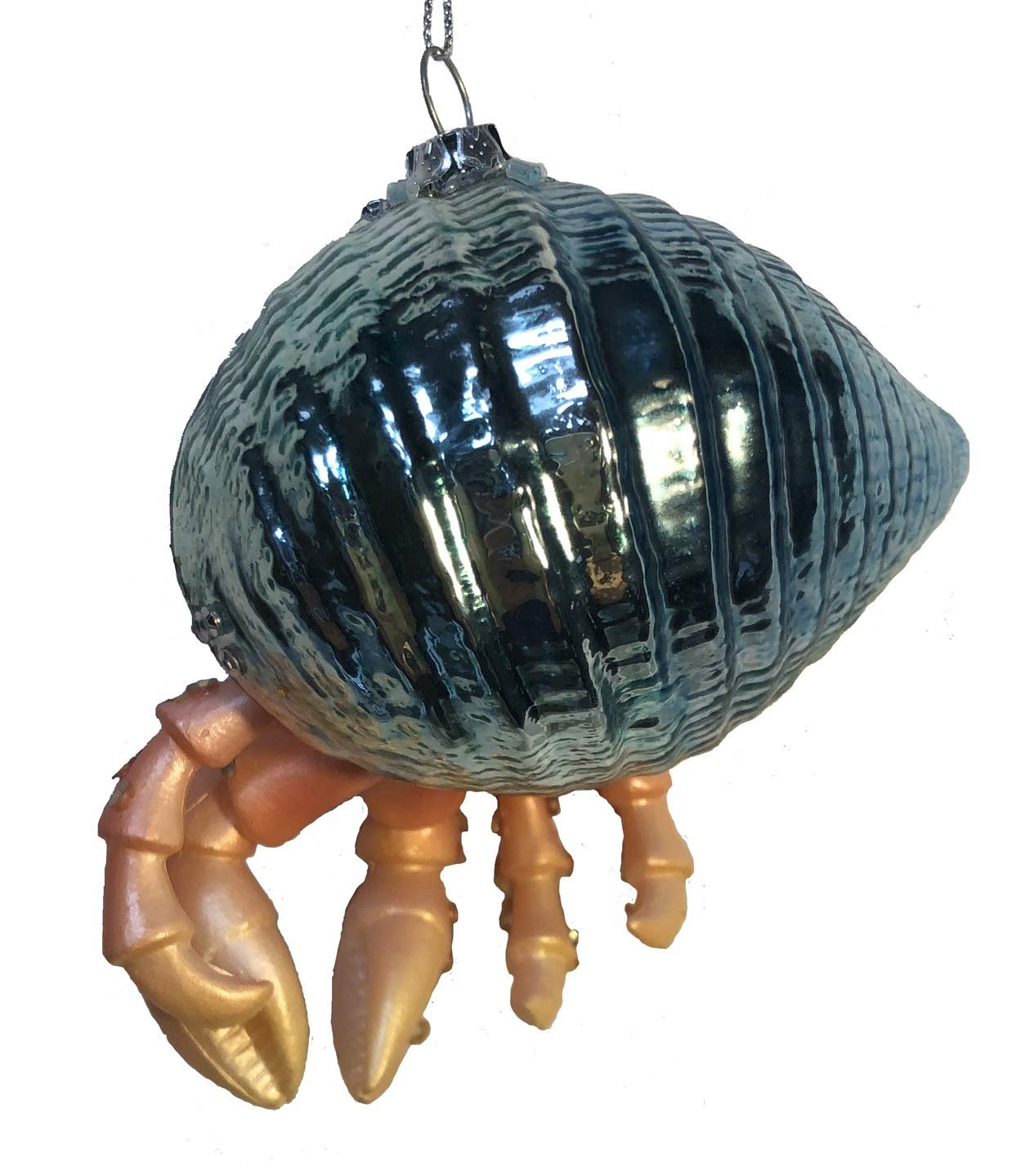 December Diamonds 79-80321 Blown Glass Embellished Hermit Crab Ornament