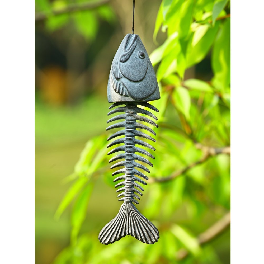Fish Skeleton Windchime