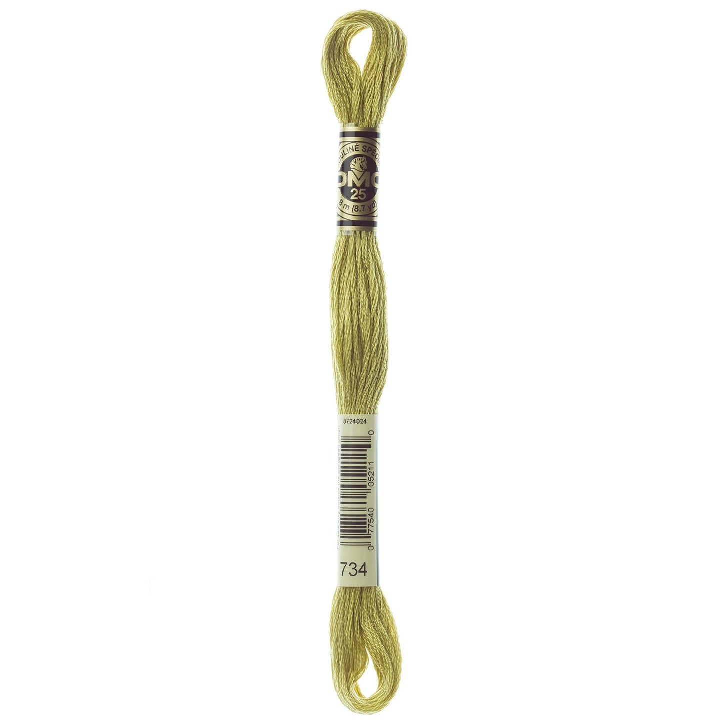 Dmc 6-Strand Embroidery Cotton 8.7yd-Light Olive Green