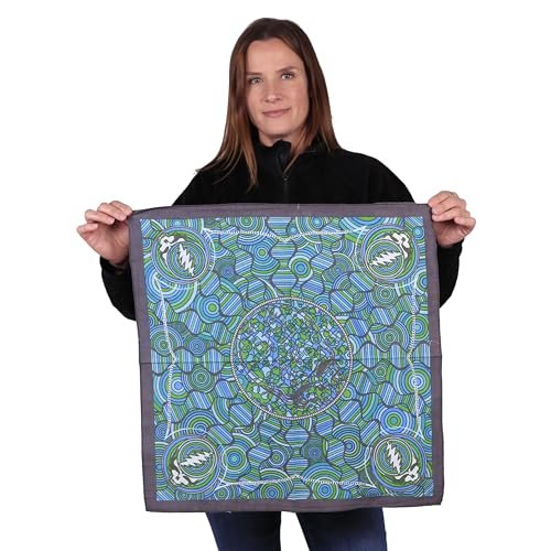 Sunshine Joy Grateful Dead Steal Your Face SYF Elements Bandana 22x22 Inches