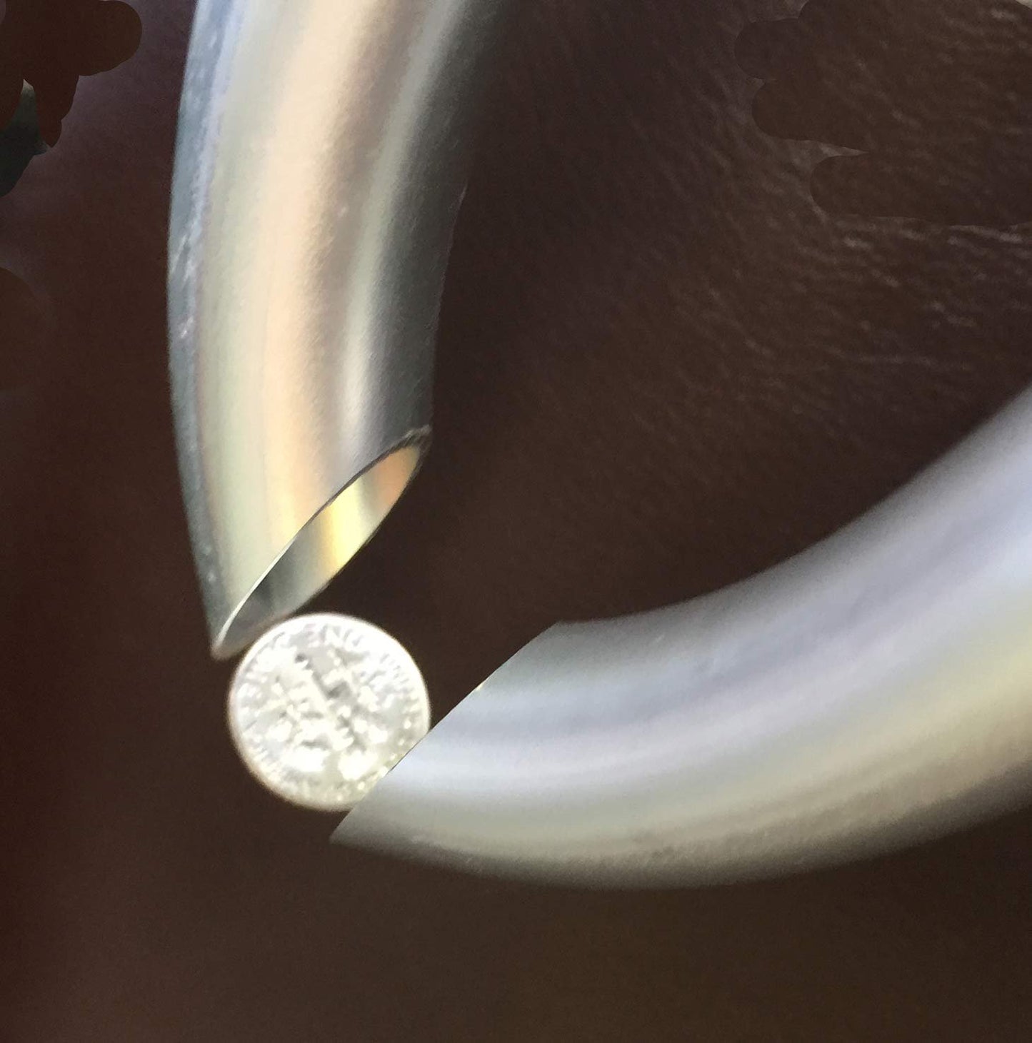 ArcMate Squeezy Pick Up Tongs, Tweezer Style Outdoor Litter Pick Up Tool, Reacher Grabber, Adjustable from 24" to 33" Reach, Orange (15080)