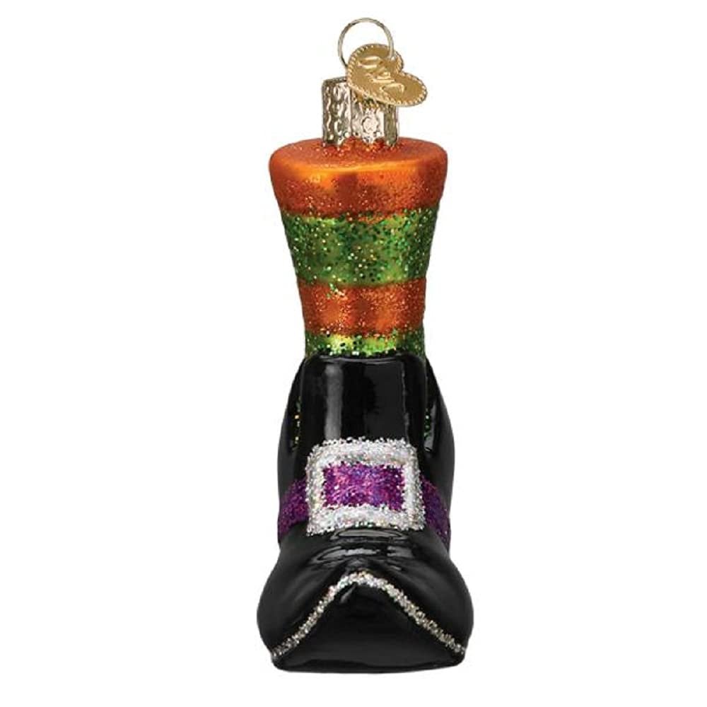Old World Christmas Ornaments Witches Shoe Glass Blown Ornaments for Christmas Tree