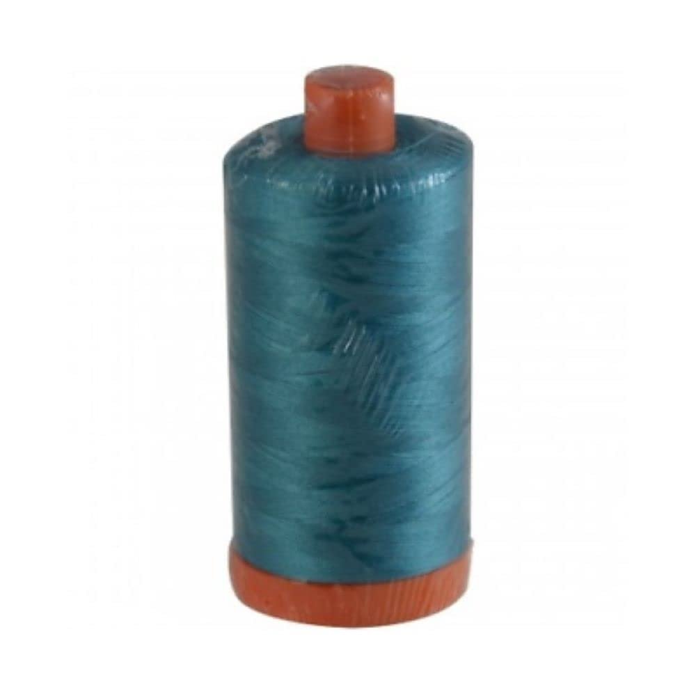 Aurifil 4182 Medium Turquoise Cotton Thread, Quilt,Sewing, 50 Wt. Mako,1422 Yds.