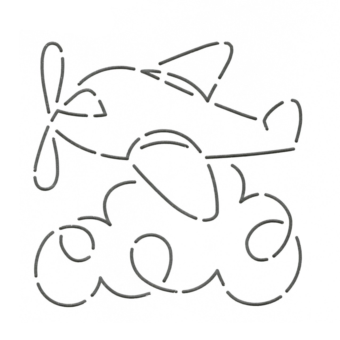 Quilting Creations Flying High Quilt Stencil