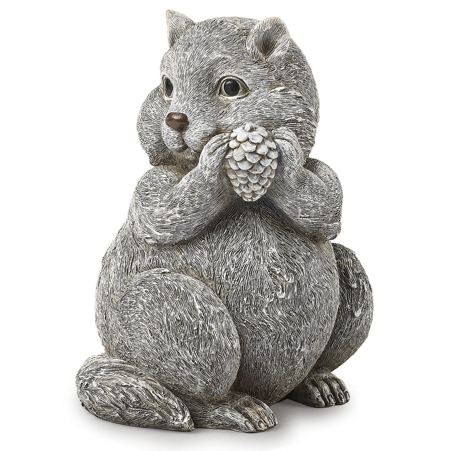 Roman Garden - Chipmunk Statue, 8.75" H, Pudgy Pals Collection, Resin and Dolomite, Decorative, Garden Gift, Home Outdoor Decor, Durable, Long Lasting