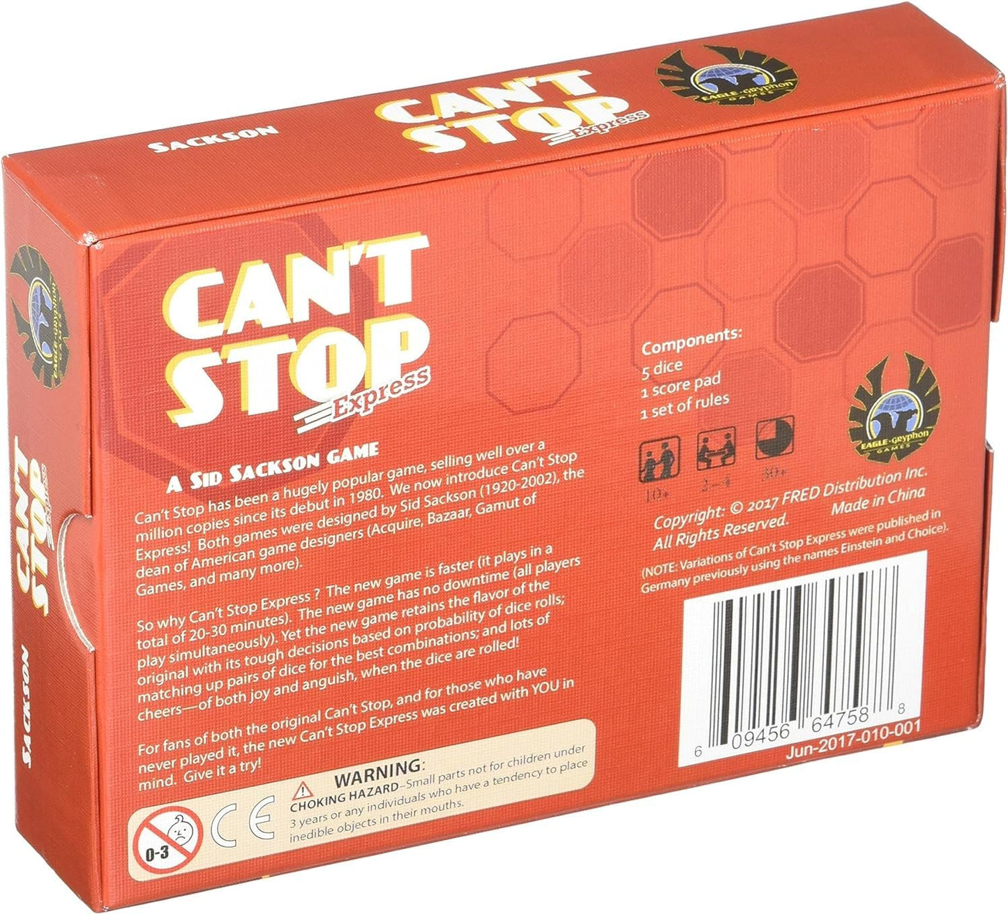 Can't Stop Express SW