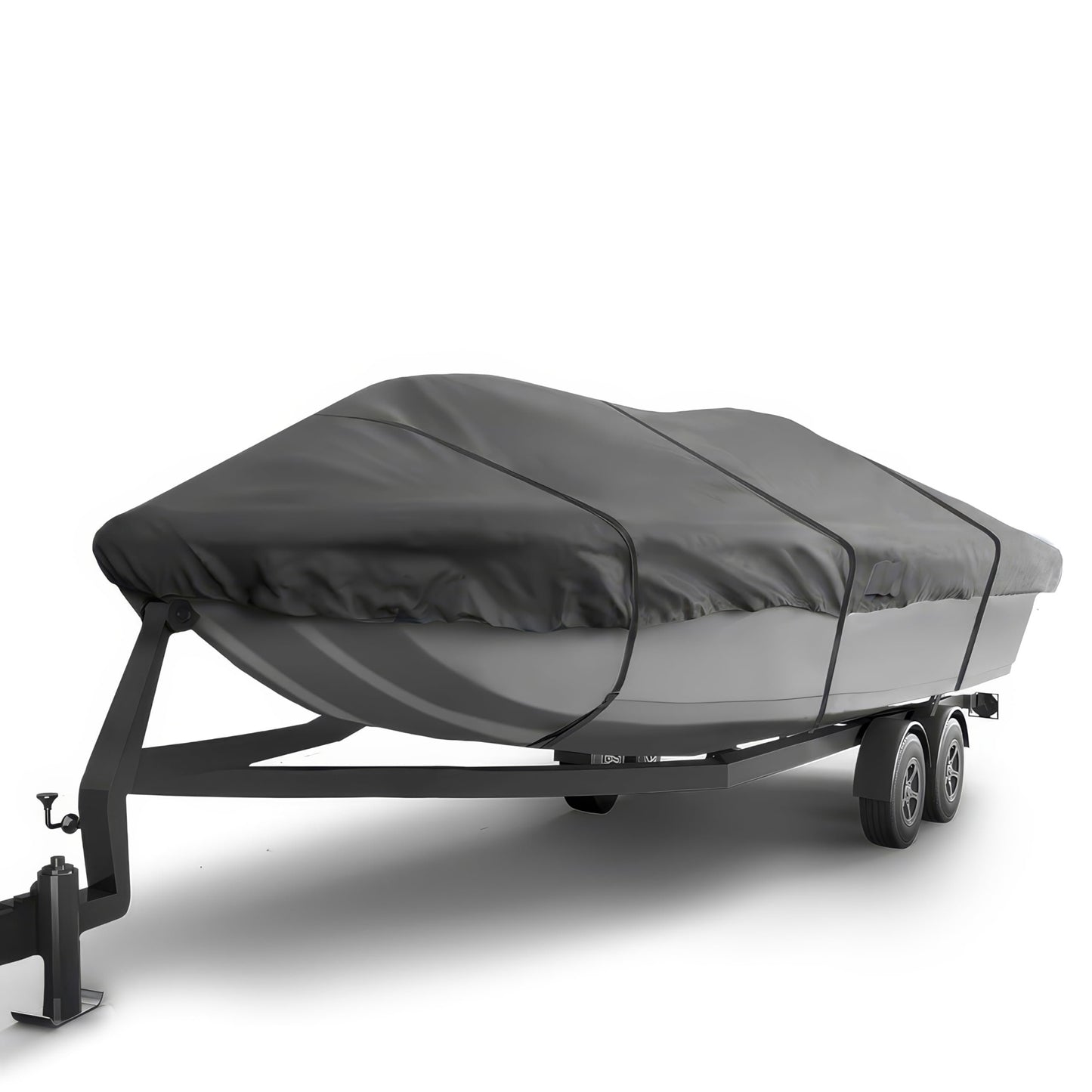Seal Skin Covers Trailerable Whaler Boat Cover, Heavy-Duty & Waterproof Cover Fits up to 13' L & 68" W, UV-Resistant, Secure Fit with Straps, Ideal for Boston Whaler, Carolina Skiff, Mako & Wellcraft