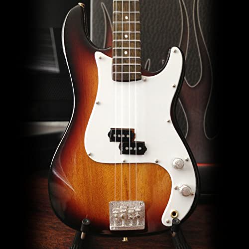 Axe Heaven Fender Precision Bass Sunburst Mini Guitar Replica (FP-001)