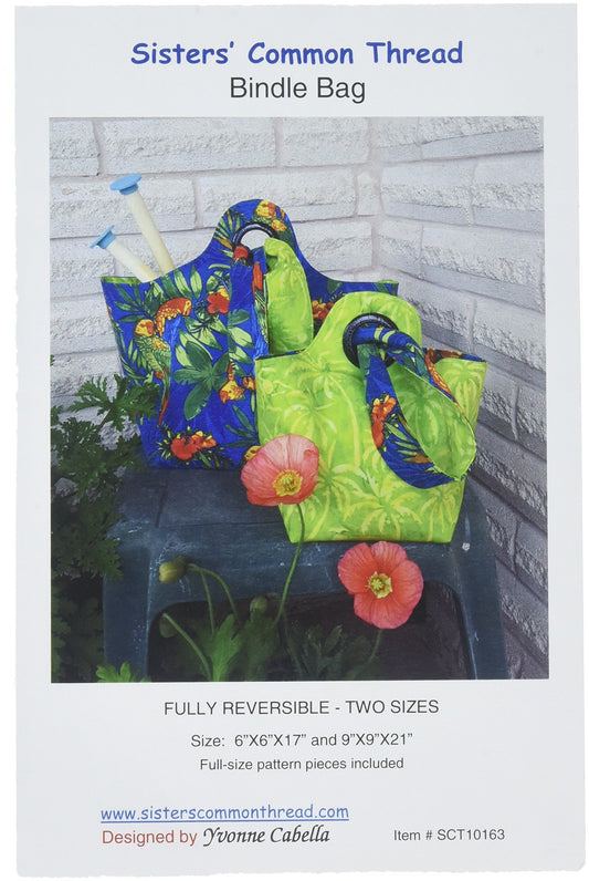 Sisters' Common Thread Bindle Bag Pattern