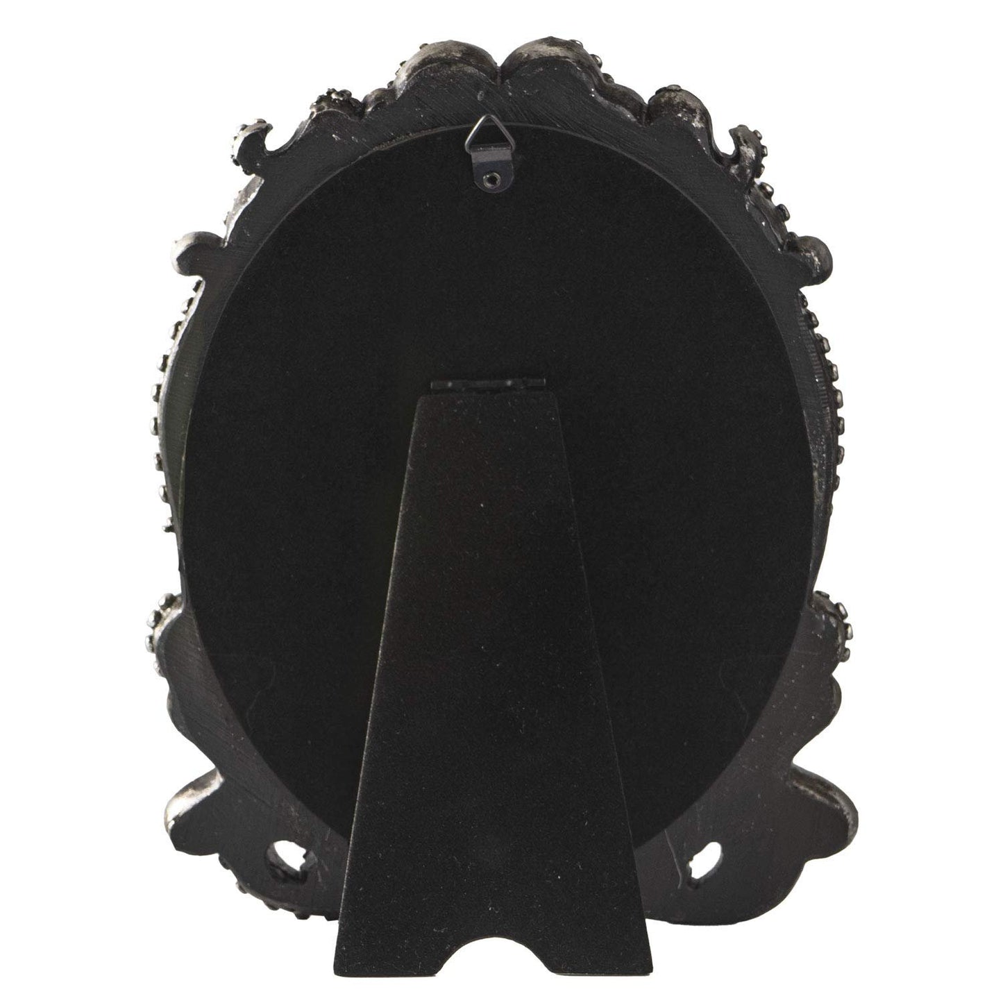 Pacific Trading Gothic Mirror Home Accent Décor, Kraken Antique Inspired Silver Tone Hand Finished Framed Steampunk Tabletop Decoration, 7.28 inch L x 1 inch W x 9.25 inch H, 14051