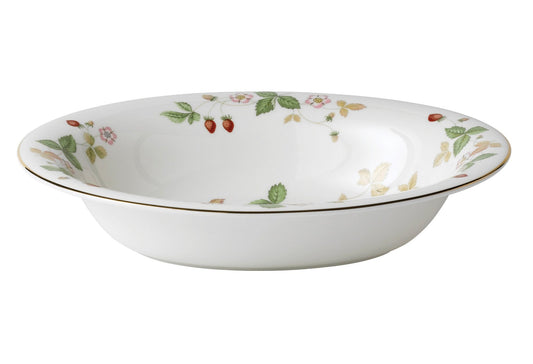 Wedgwood Wild Strawberry Open Oval Serving Dish, 9.9", Multi