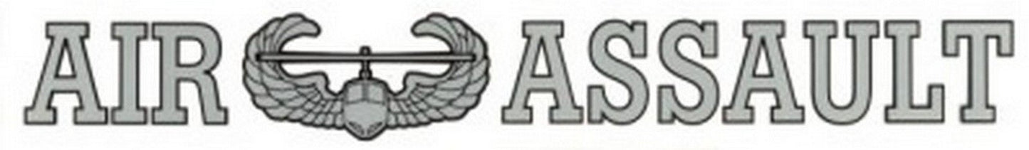 AIR Assault 15" inch Window Strip Army Outside Decal