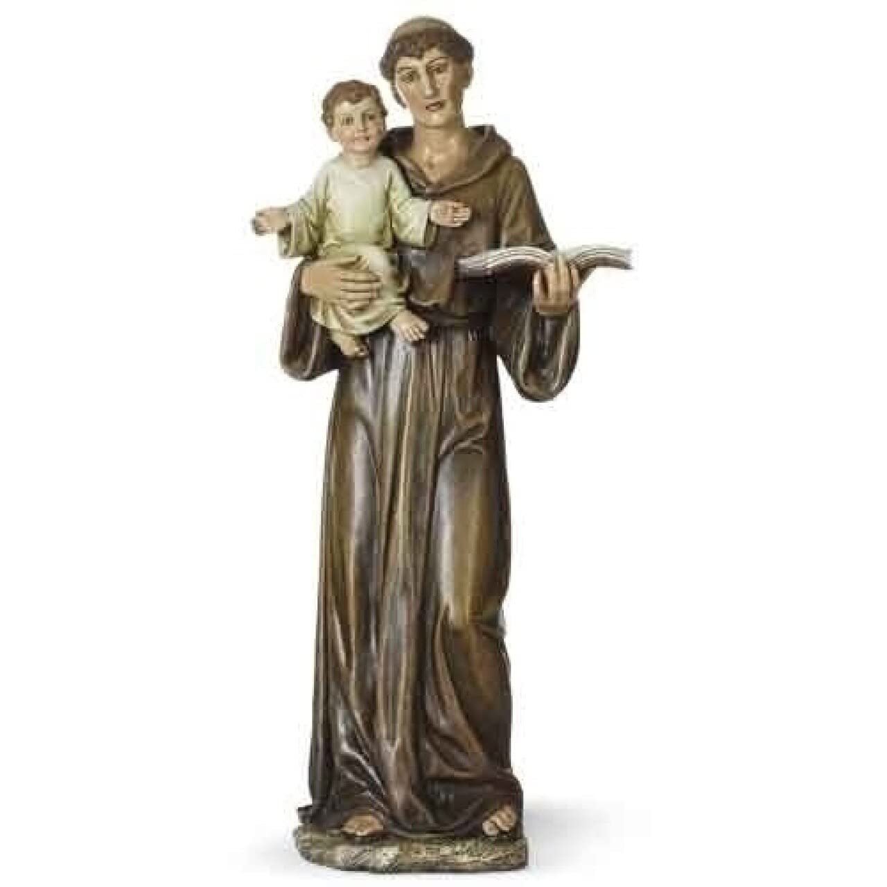 Roman Joseph's Studio, 14.5" H St. Anthony Figure, Renaissance Collection, Religious Home Decor, Devout Gift,