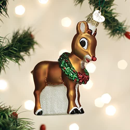 Old World Christmas Rudolph The Red-Nosed Holiday Ornament